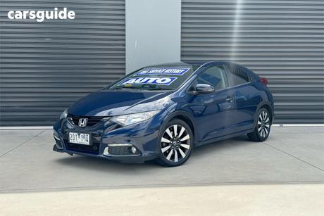 Blue 2014 Honda Civic Hatchback Vti-L