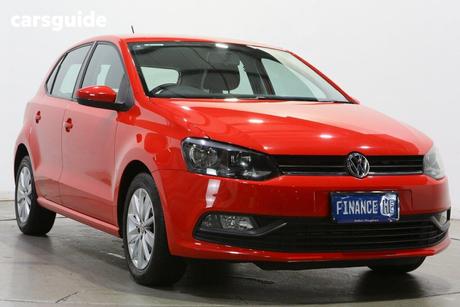 Red 2017 Volkswagen Polo Hatchback Urban (66Tsi)