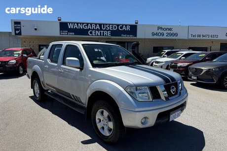 Silver 2011 Nissan Navara Dual Cab Pick-up St (4X4)