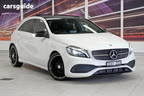 White 2017 Mercedes-Benz A180 Hatchback