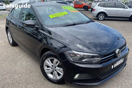 Black 2019 Volkswagen Polo Hatchback 85 Tsi Comfortline
