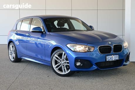 Blue 2016 BMW 125I Hatchback Sport Line