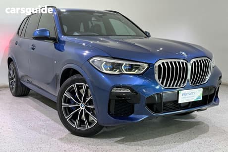 Blue 2018 BMW X5 Wagon Xdrive 30D