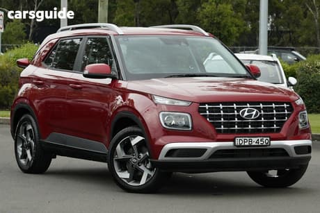 Red 2021 Hyundai Venue Wagon Elite ((Sunroof)