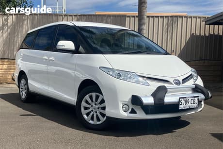 White 2019 Toyota Tarago Wagon Gli