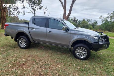 Grey 2017 Mitsubishi Triton Dual Cab Utility Gls (4X4)