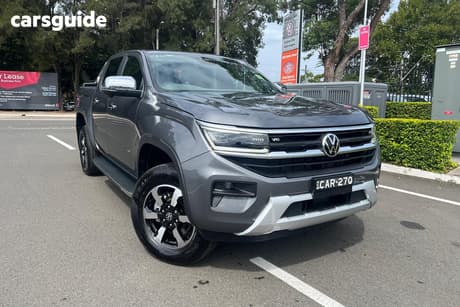 Grey 2025 Volkswagen Amarok Dual Cab Utility Style Tdi600 4Motion