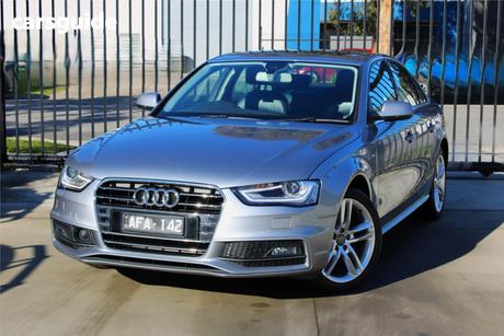 Grey 2015 Audi A4 Sedan 1.8 Tfsi S-Line Plus