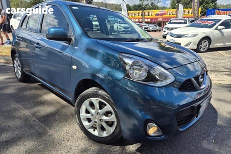 Blue 2015 Nissan Micra Hatchback Ti