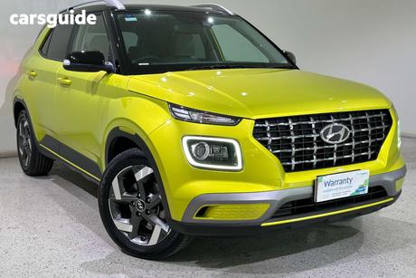 Green 2020 Hyundai Venue Wagon Elite (Grey Interior)