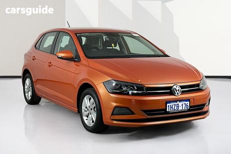 Orange 2018 Volkswagen Polo Hatchback 85 Tsi Comfortline
