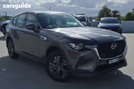 Grey 2025 Mazda CX-60 Wagon G40E Pure Hybrid