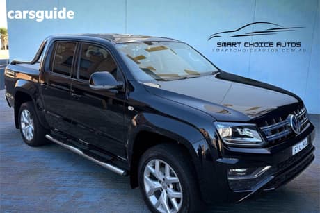Black 2017 Volkswagen Amarok Dual Cab Utility V6 Tdi 550 Ultimate