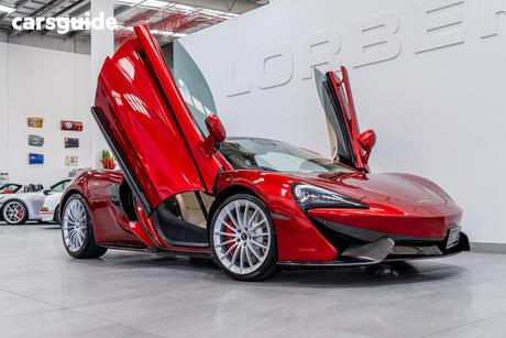Red 2016 McLaren 570GT Coupe