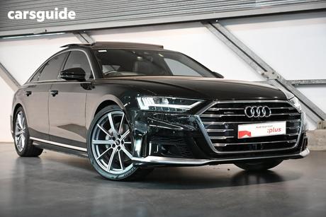 Black 2021 Audi A8 Sedan 50 Tdi Quattro Mhev