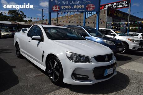 White 2017 Holden UTE Utility Sv6