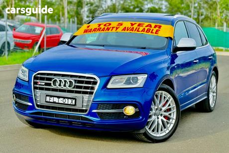 Blue 2015 Audi SQ5 Wagon 3.0 Tdi Quattro