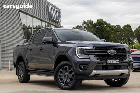 Grey 2023 Ford Ranger Double Cab Pick Up Wildtrak 2.0 (4X4)