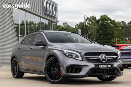 Grey 2018 Mercedes-Benz GLA45 Wagon 4Matic