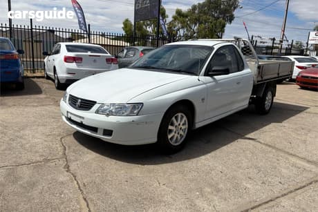 White 2003 Holden Commodore Cab Chassis One Tonner