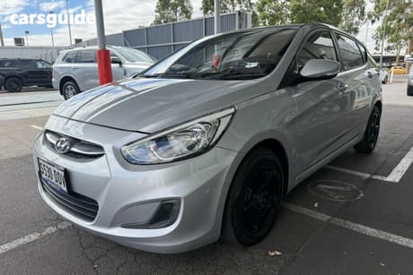 Silver 2016 Hyundai Accent Hatchback Active