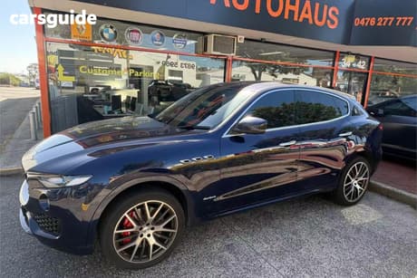 Blue 2018 Maserati Levante Wagon S Gransport