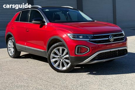 Red 2022 Volkswagen T-ROC Wagon 110Tsi Style