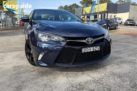 Blue 2015 Toyota Camry Sedan Atara Sx