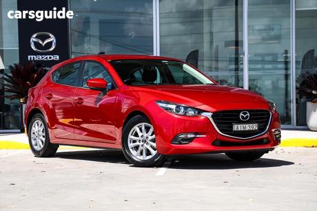 Red 2016 Mazda 3 Hatchback Touring