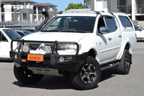 White 2012 Mitsubishi Triton Double Cab Utility Glx-R (4X4)