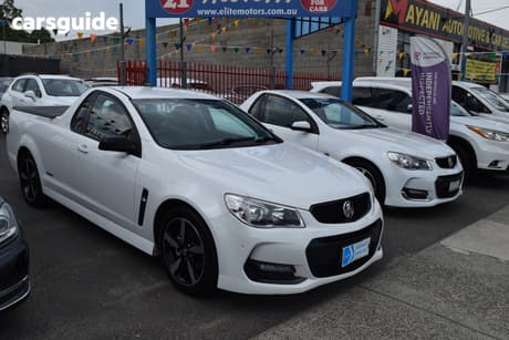 White 2016 Holden UTE Utility Sv6