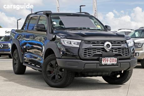 Black 2025 GWM Cannon Dual Cab Utility Xsr (4X4)