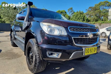 Black 2013 Holden Colorado Crew Cab Pickup Ltz (4X4)