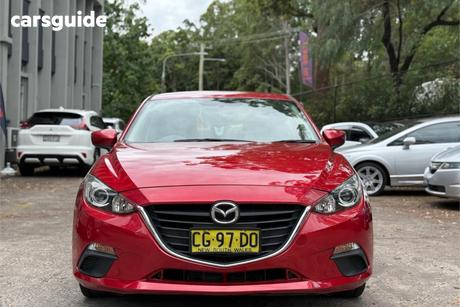 Red 2015 Mazda 3 Sedan Neo
