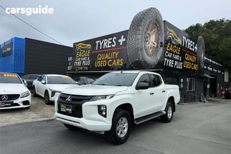 White 2021 Mitsubishi Triton Double Cab Pick Up Glx+ (4X4)