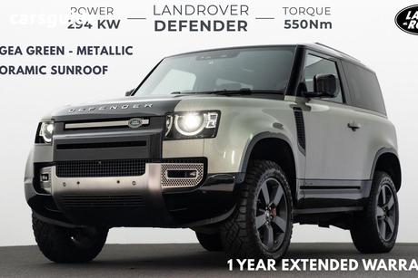 Green 2021 Land Rover Defender Wagon 90 P400 X (294Kw)