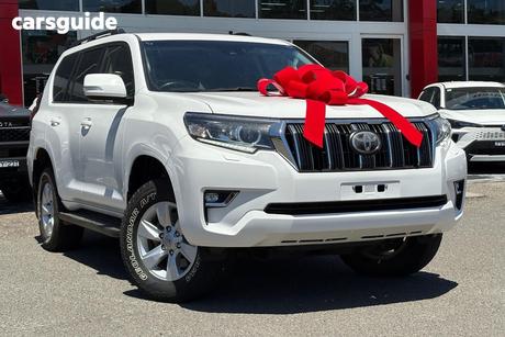 White 2022 Toyota Landcruiser Prado Wagon Gxl