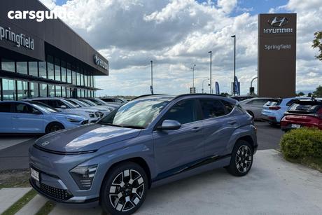 Blue 2024 Hyundai Kona Wagon Electric Premium