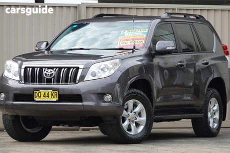 Grey 2012 Toyota Landcruiser Prado Wagon Gxl (4X4)