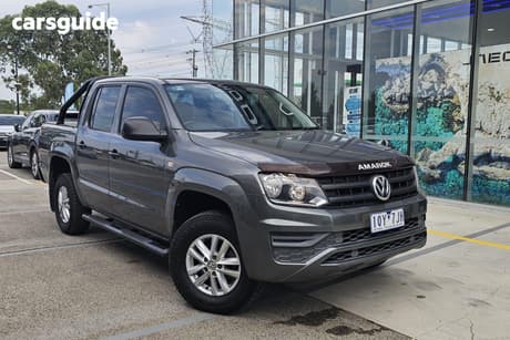 Grey 2017 Volkswagen Amarok Dual Cab Utility Tdi420 Core Plus (4X4)