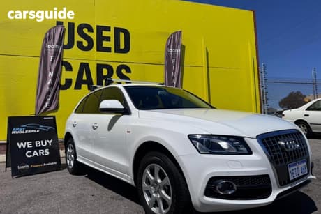 White 2012 Audi Q5 SUV TFSI