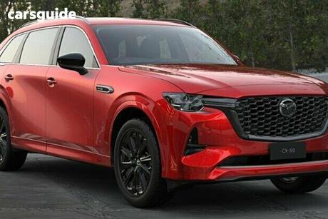 Red 2024 Mazda CX-80 Wagon D50E Gt
