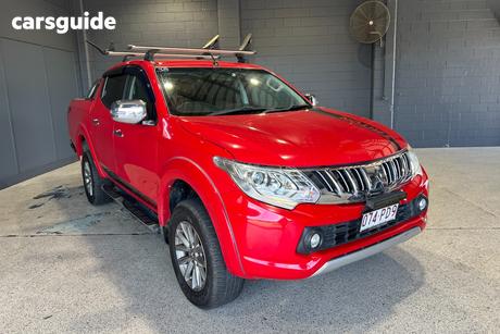 Red 2016 Mitsubishi Triton Dual Cab Utility Gls (4X4)
