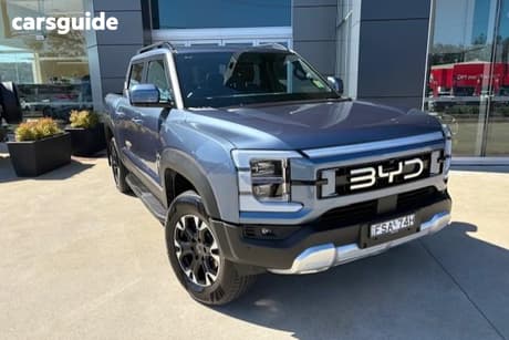 Blue 2025 BYD Shark 6 Dual Cab Utility Dual Motor Premium