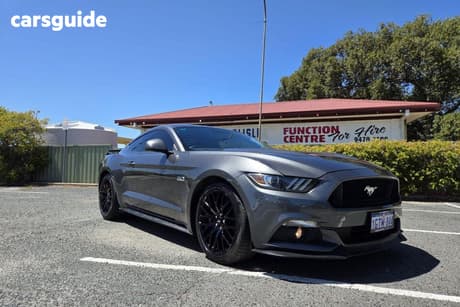 Grey 2016 Ford Mustang Coupe Fastback Gt 5.0 V8