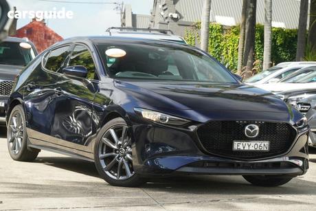 Blue 2020 Mazda 3 Hatchback G25 Gt