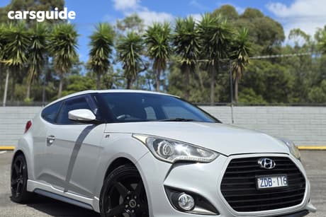 Grey 2012 Hyundai Veloster Coupe Sr Turbo