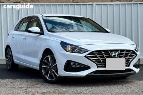 White 2022 Hyundai I30 Hatchback Elite
