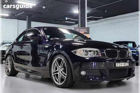 Black 2013 BMW 120I Coupe