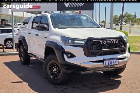 White 2023 Toyota Hilux Double Cab Pick Up Gr-Sport Two-Tone (4X4)